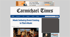 Desktop Screenshot of carmichaeltimes.com