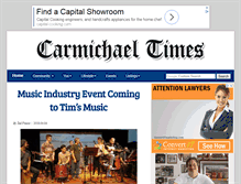 Tablet Screenshot of carmichaeltimes.com